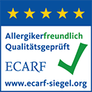 ECARF-Siegel für allergikerfreundliche Ferienwohnung